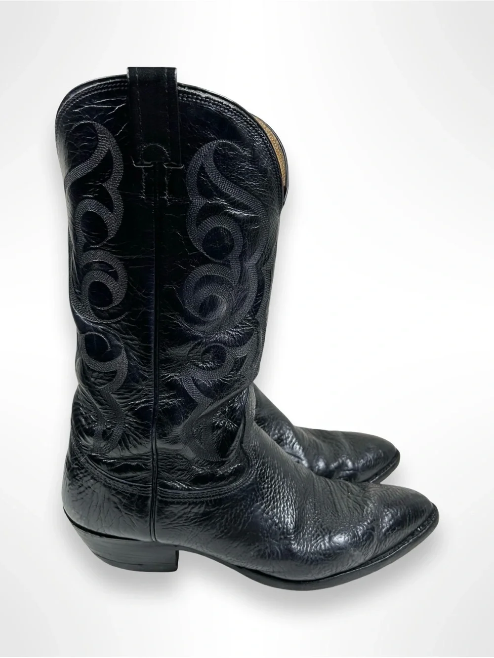 NOCONA vintage 90s bull shoulder western boots